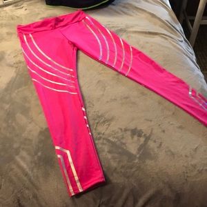 Hot pink leggings